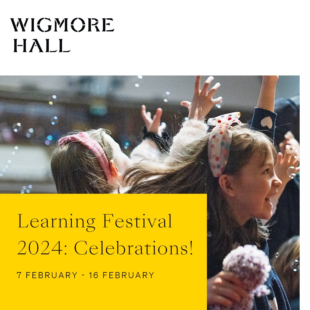 Let’s celebrate! 🎈 This year marks Wigmore Hall Learning’s 30th birthday and you’re invited to join us in exploring celebrations from around the world. Featuring concerts and workshops for everyone, find out more and come along: wigmore-hall.org.uk/learning-and-p…