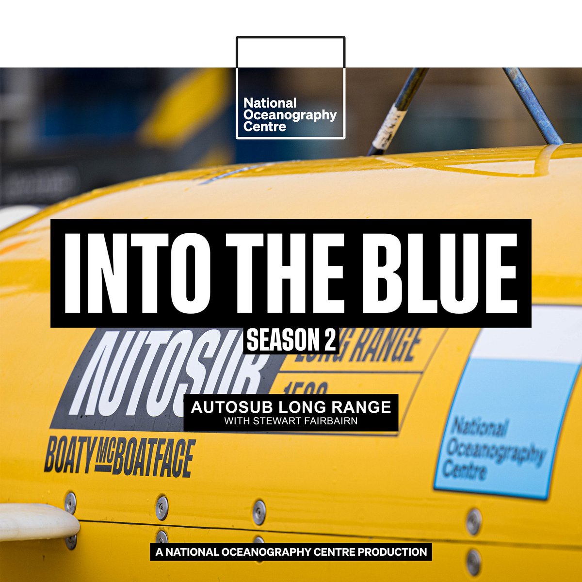 This week on #NOCIntoTheBlue... 🤖

Operations Engineer Stewart Fairbairn joins the podcast to cover some recent successes and the exciting future of #BoatyMcBoatface!

Live from 12pm on Wednesday on YouTube and all podcast platforms 👀 youtu.be/izdHj4cWWKQ