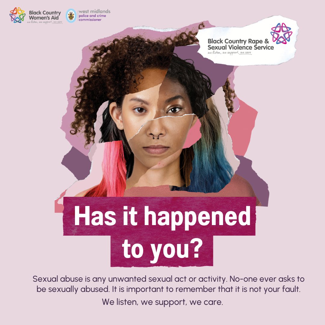 #ItsNotOK that so many people are impacted by sexual violence and abuse, but hopefully, by raising awareness of the issue, we can help to destigmatise it. 

👉 For more information, support and advice; head over to <a href="/BCWomensAid/">Black Country Women's Aid</a> 

#SASVAW2024