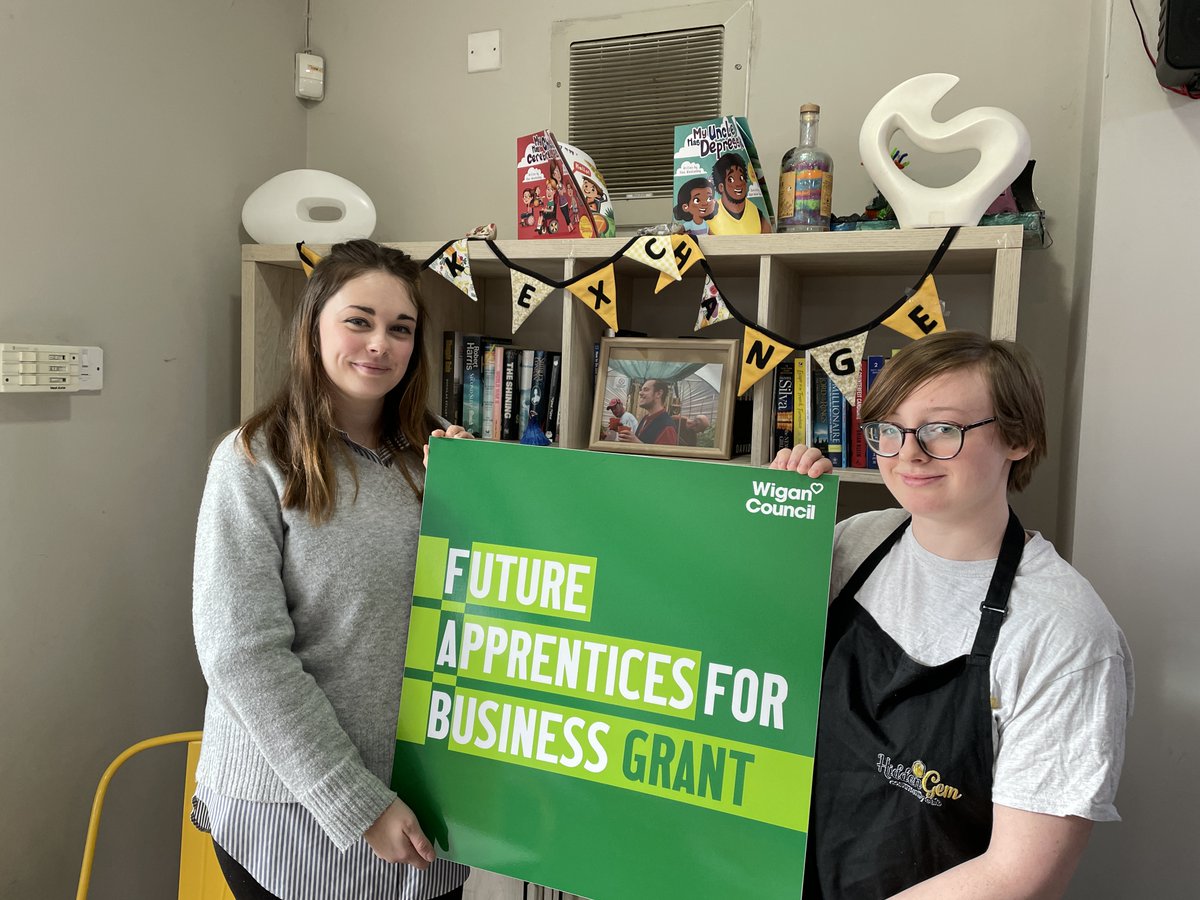 WiganCouncil's tweet photo. It’s #NationalApprenticeshipWeek and we’re celebrating one year of our FAB programme

The FAB programme is still open so if you’re a local business that’s been thinking about getting an apprentice- get in touch and see how we can help

👉 https://t.co/a8PHZ6VpKJ

@embracewandl https://t.co/XDWGphNUFm