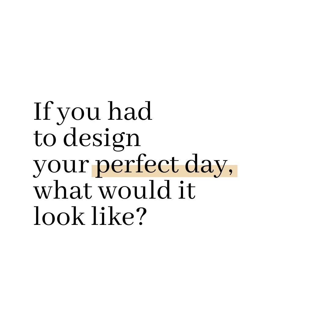 If you had to design your perfect day, what would it look like?

#priorities #stayfocused #setgoalsandcrushthem #gettingthingsdone