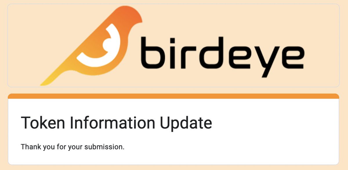 And now <a href="/birdeye_so/">Birdeye</a> Applied for fast-track socials update for $PACK 🐺🚀