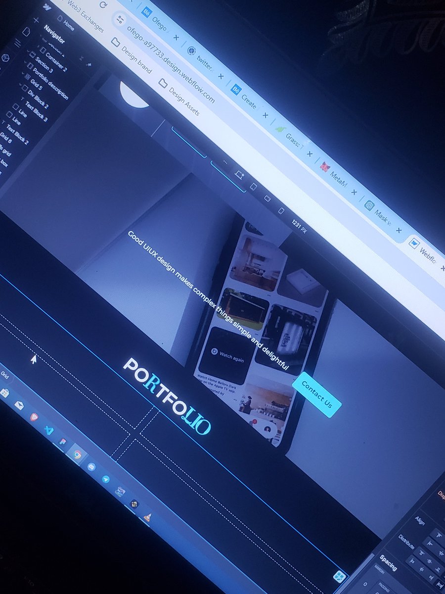 Ofego_'s tweet image. #Figmatowebflow. Decided to build my portfolio. Taking it away from behance. Been too long
