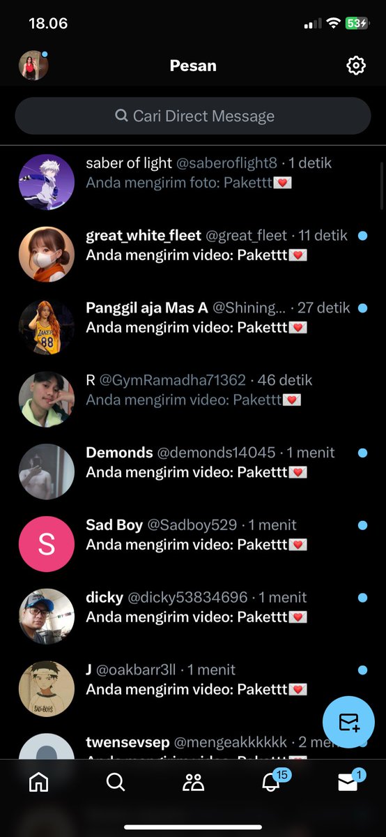 nonaktiflg's tweet photo. Siapa lgi yg mau pket tobrut part 2??😋 https://t.co/UTvlOhDfnw
