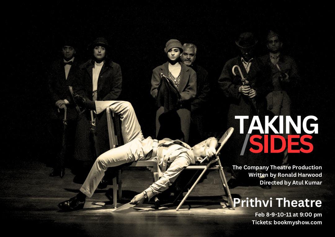 This week at #PrithviTheatre 
8th 9th 10th &amp; 11th February at 9 pm. 
A story set in #Berlin post World War II but relevant even today.
Come, hear our tale, and take a side.
#MumbaiTheatre #MumbaiEveningPlans #MumbaiPlay #CompanyTheatre #BerlinInMumbai