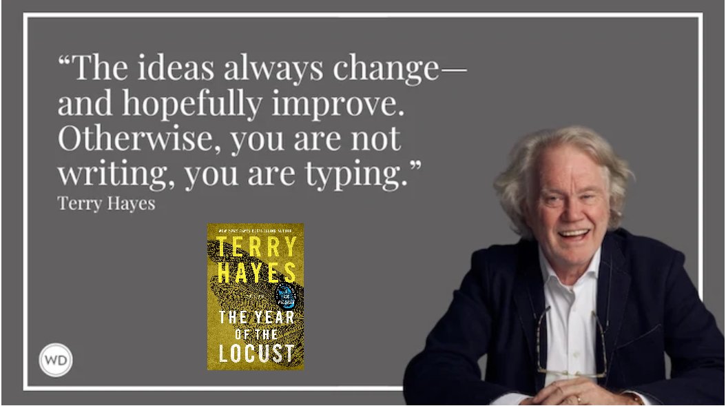 Terry Hayes talks to <a href="/robertleebrewer/">robertleebrewer</a> of <a href="/WritersDigest/">Writer's Digest</a> on the eve of his long awaited second novel, THE YEAR OF THE LOCUST

🔗writersdigest.com/write-better-f…