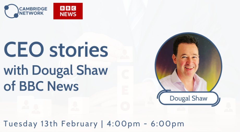 CambNetwork's tweet photo. Calling all aspiring entrepreneurs &amp; business pros 🚨

Dive into the minds of UK's top #CEOs with @dougalshawBBC from @BBCNews! 🚀

Uncover first-hand insights from big name brands like @HomeServeUK to hidden treasures like #HumbleCrumble. 💡

Book here ➡️ https://t.co/j5FuTvPC5J https://t.co/hxg2y5tiTt