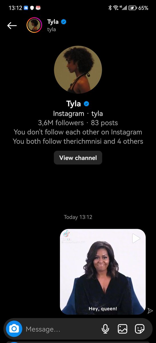 TKwantu's tweet photo. I'm so proud of Tyla... A whole GRAMMY?!.... That's insane https://t.co/rfBvfNttzx