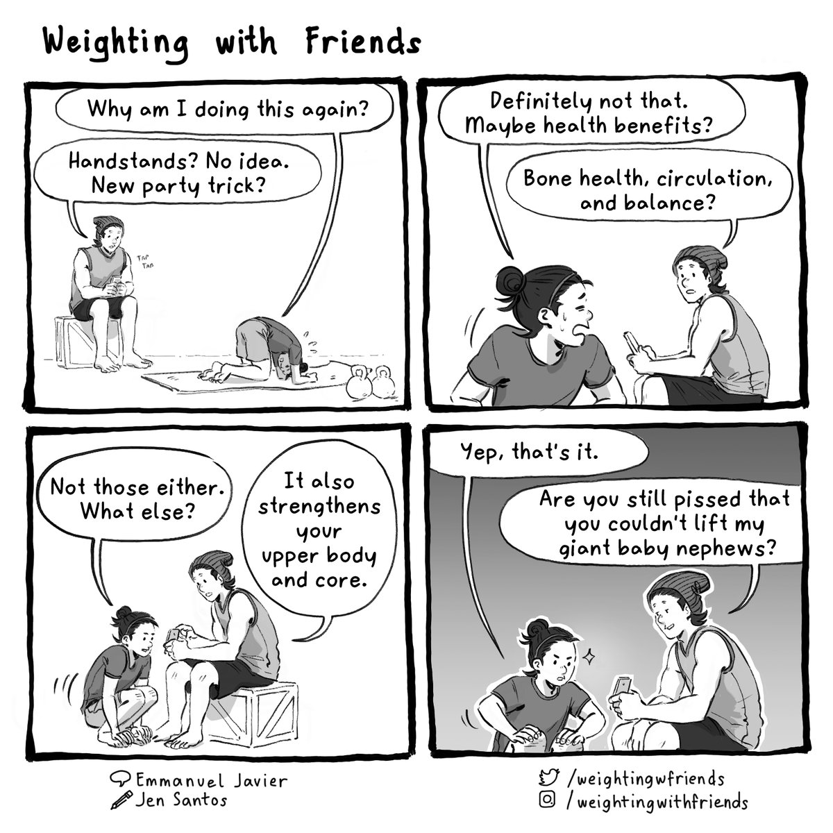 weightwfriends's tweet photo. Do you have weird reasons to strengthen certain body parts? https://t.co/TNDmVY33R8