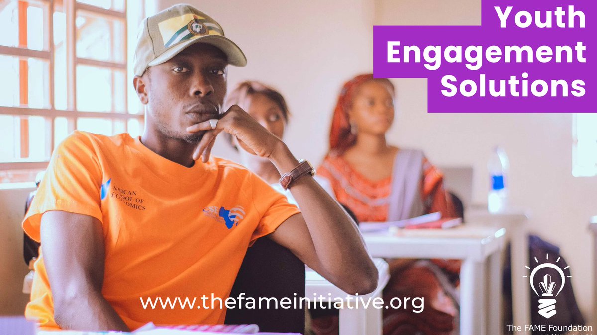 thefamefdn's tweet image. Through FAME's Youth Engagement Solutions, we activate, empower &amp;amp; give youths most affected by the leadership and learning crisis an opportunity to become Changemakers. They develop skills that are valuable in every sector through volunteering for our programmes.