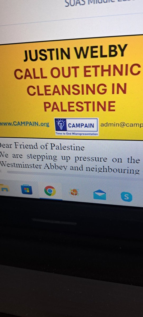 Tuesday 6 February 5 PM I'll join a demo outside Westminster Abbey to denounce the Archbishop's failure to speak out against Israeli war crimes on Gaza. #Palestine_Genocide #archbishopofcanterbury #justinwelby #cowardice #lambethwitnessgroup #Gaza_life_matters #Anglicanchurch