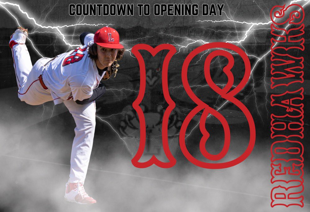 🚨Countdown to Opening Day!🚨

18 days to first pitch!

Don’t forget to swing by and catch your RedHawks in action against Hebron Monday at 3:30

#18 - Wes Weaks