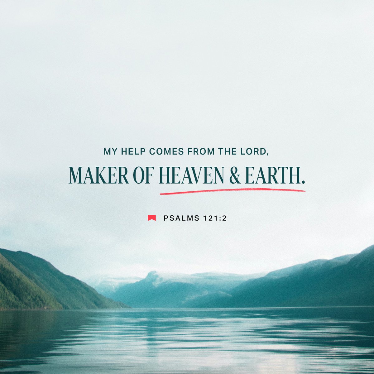 YouVersion's tweet image. Psalms 121:2