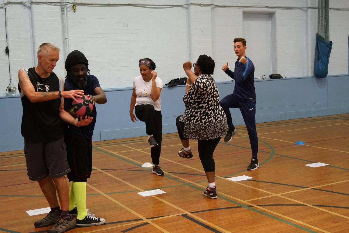 TottenhamSports's tweet photo. Why not try #TottenhamHotspurFootballClub’s exercise and nutrition programme #ShapeUpwithSpurs 
#SUWS 10-week programme that helps people of #Haringey #loseweight, #getfit and become #healthy.
Sessions take place at #TottenhamCommunitySportsCentre.  Call reception on 02088016401 https://t.co/dnfpL9rWSC