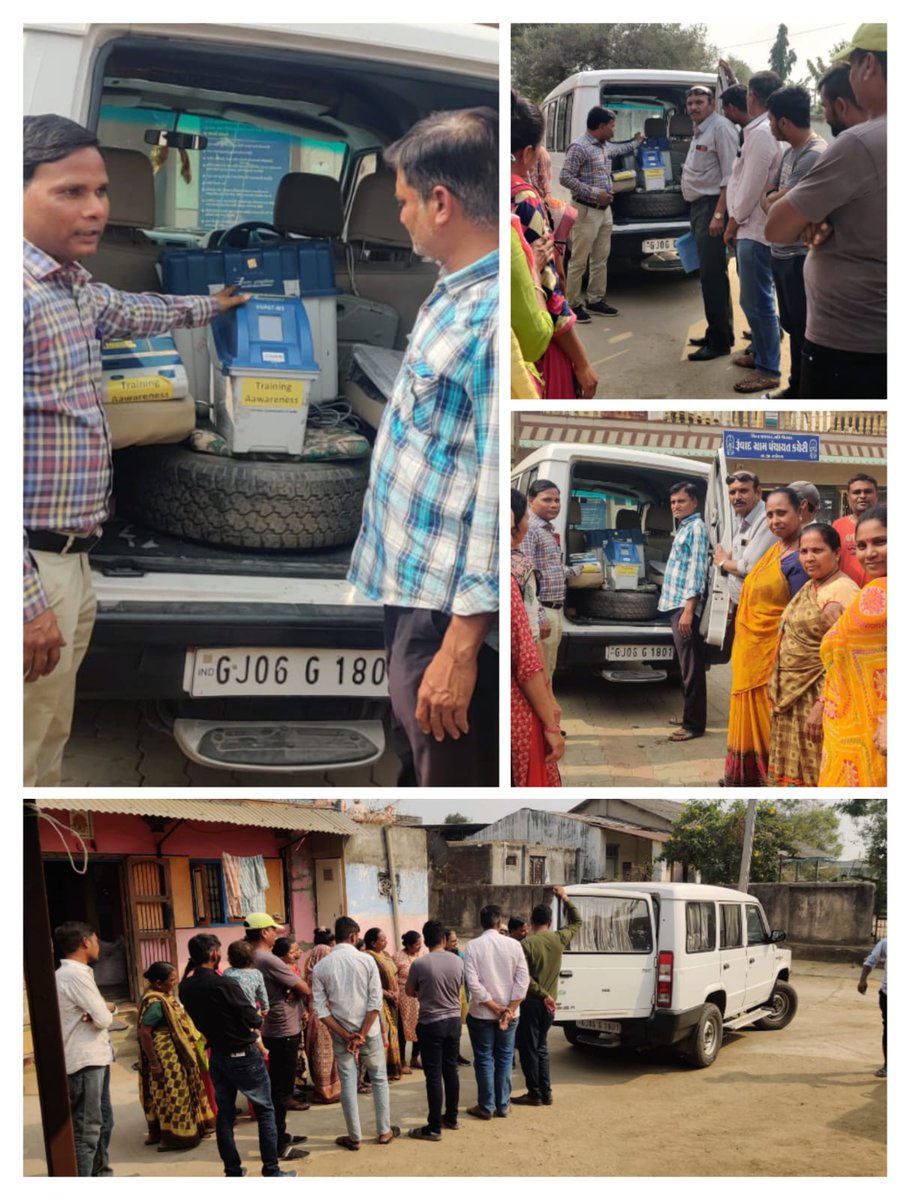 ૨૧-છોટા ઉદેપુર સંસદીય મતવિસ્તારમાં સમાવિષ્ટ ૧૪૦-ડભોઇ વિઘાનસભા મતદાર વિભાગ 

ઇવીએમ અને વીવીપેટ ના નિદર્શન અર્થે ઝોનલ રૂટ ના ગામોમાં આજે ઇવીએમ નિદર્શન કર્યું
#SVEEP