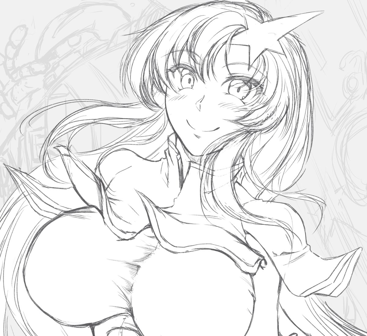 作業の合間に描き進めていきます 