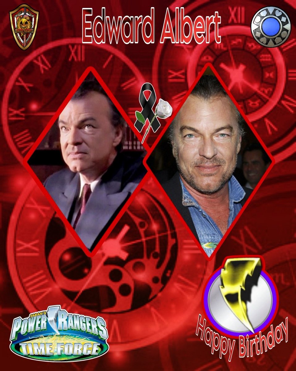 Happy Heavenly Birthday to #EdwardAlbert. ⚡❤️🕐🕊️

He played Mr. Collins in #TimeForce. We all send him our best Birthday wishes all the way to heaven.

May the power protect him always. ⚡🙏🏻✨

#PowerRangers #MrCollins #RIPEdwardAlbert