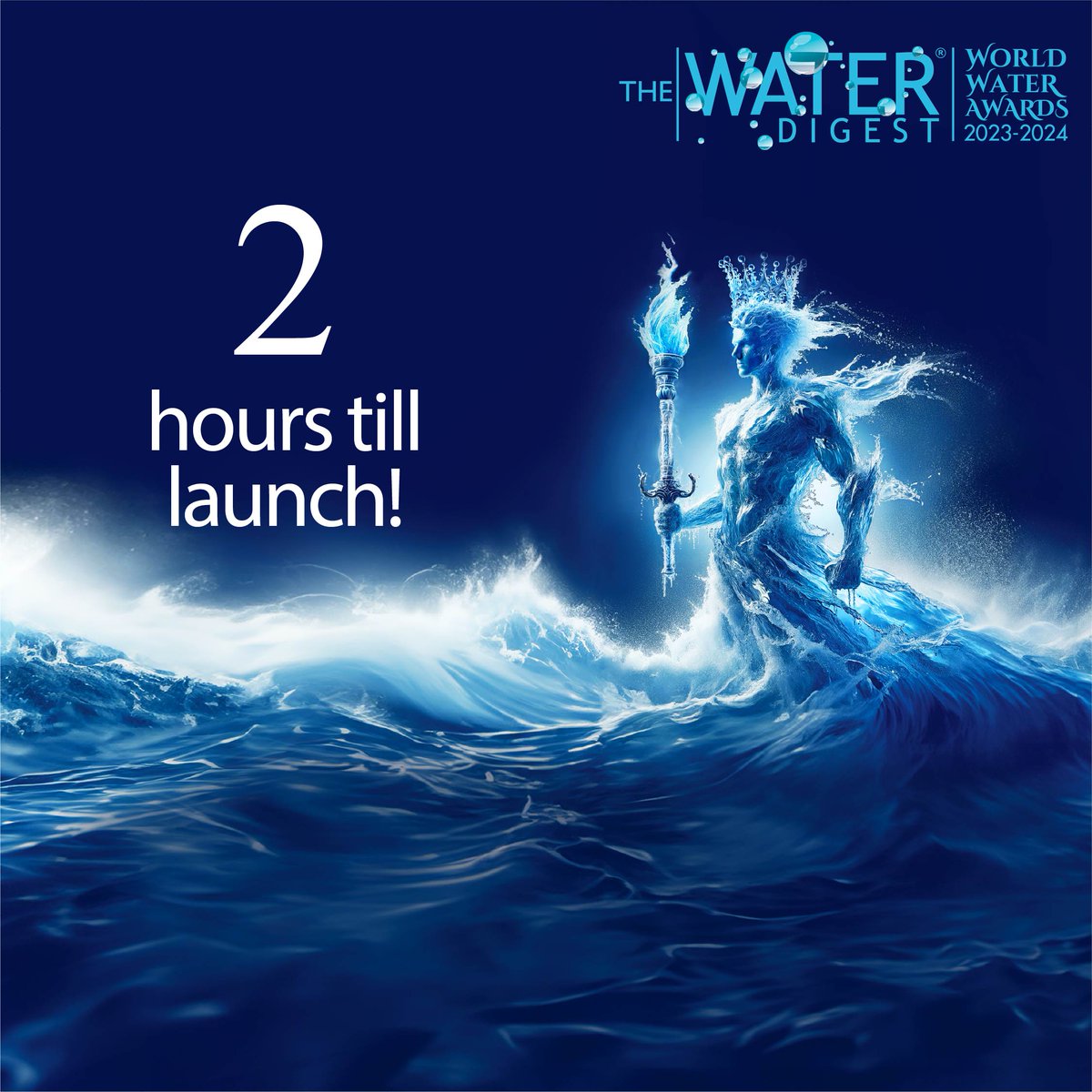 TheWaterDigest's tweet photo. Just 2 hours left! The energy is electric as we gear up for an evening of inspiration and celebration at the Water Digest World Water Awards 2023-24. Get ready to witness greatness unfold!
#WaterWarriorsForPeace #2HoursLeft #CountdownToExcellence https://t.co/cZeikeglDS