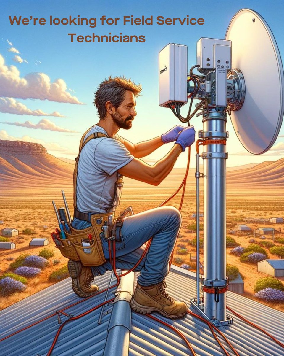 📣 We're hiring! Join our team as a Field Service Technician and help us bring reliable Wireless and Fibre Internet services to Upington, Kakamas and surrounding areas! 🌐💪
Apply Here -> zurl.co/rd3I