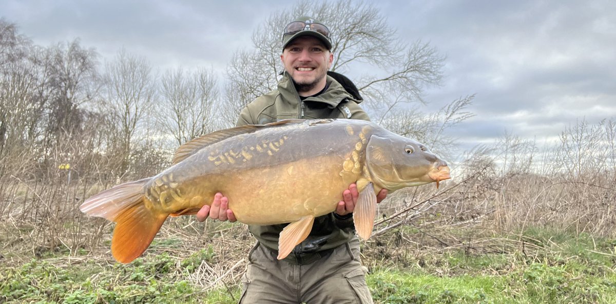 Regardless of the weather, I NEEDED to get out on the bank. 1st fish caught for ‘24 and what a great 25lb Mirror Carp it is! #tightbluelines #fishing 

Plenty of time for more to come. 

Fancy giving it a go? Let me know!