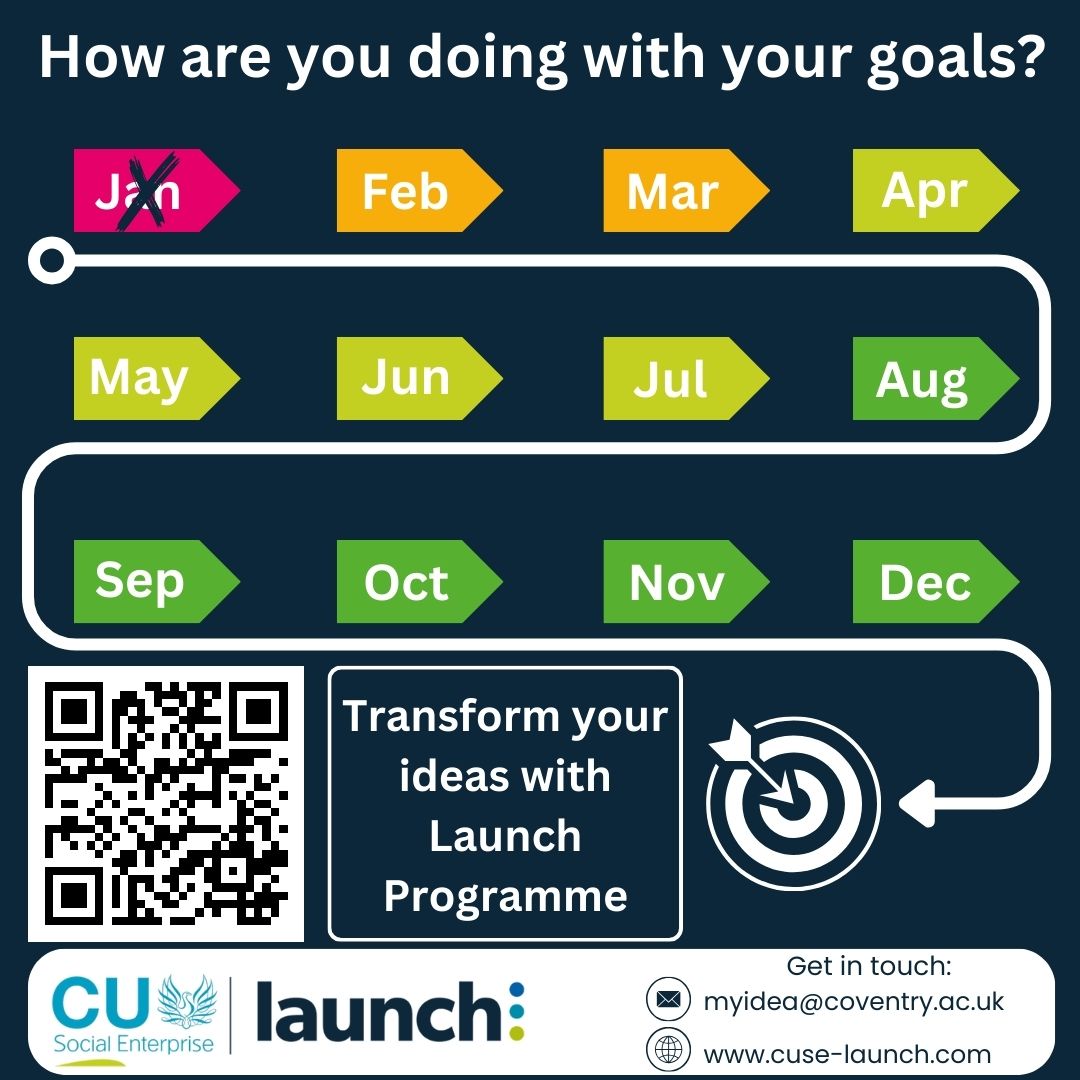 🎯 Even if January's gone, your dreams and ambitions are still here. With 11 months left in the year, it's the perfect time to set your goals and track your progress.
💡 Don't let time slip away – make every month count on your entrepreneurial journey!" Join our Launch Programme!