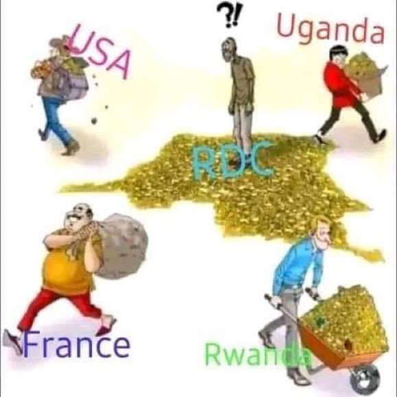 Alix_rdc's tweet photo. Deux images qui expliquent toute l’affaire du génocide en cours à l’Est de la #RDC et l’indifférence des puissances occidentales dont les #USA .
#FREECONGO
#RwandaIsKilling https://t.co/VdzP73tmoy