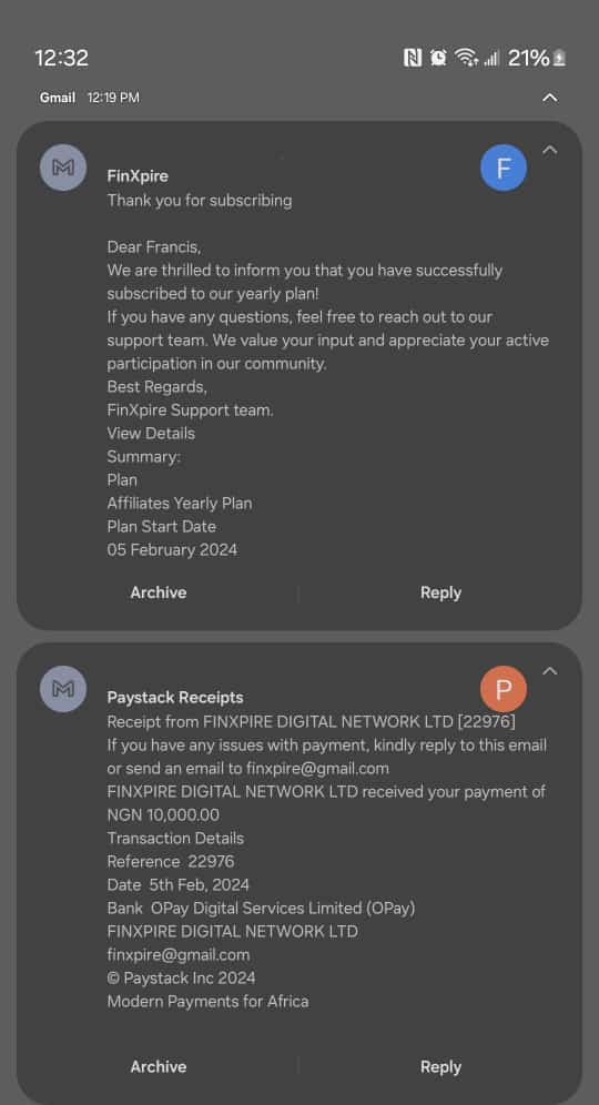 Am an affiliate on @FinXpire platform of cause I will renew my membership when it expires 🥰 You see this #AffiliateMarketing business eh We die here 😂😂😂