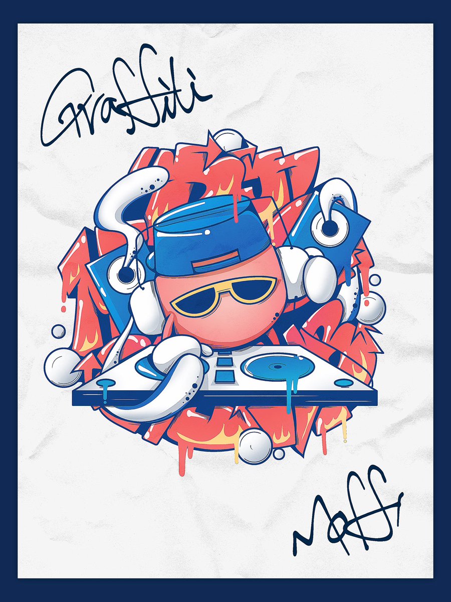 MBmof777's tweet photo. 【Graffiti】
🎧　🎧　🎧　🎧　🎧
#Graffiti #graffitiart #illustration https://t.co/glFAn17bSF