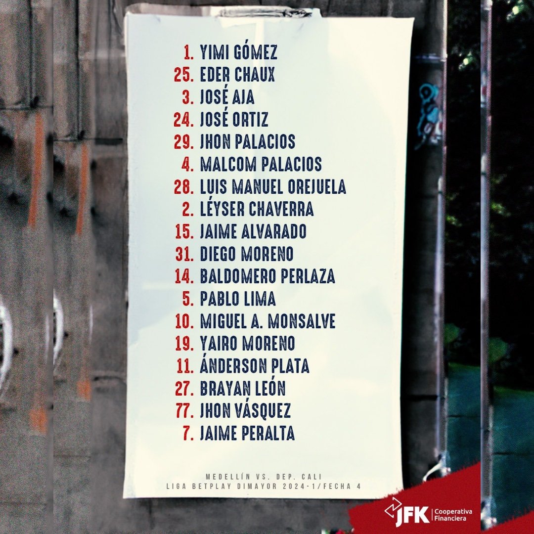JuanAristiAngel's tweet image. Concentrados del @DIM_Oficial y viajeros del @AsoDeporCali por #Fecha4 de @LigaBetPlayD I del 2024 de @Dimayor hoy lunes 5 de febrero 8:20pm en @EstadioAtanasio (Medellín) transmite @alrojovivodim de @ondas1350am y #LaPoderosa 10.6 FM, narra @elgeneral1350, vamos ROJO a recuperar
