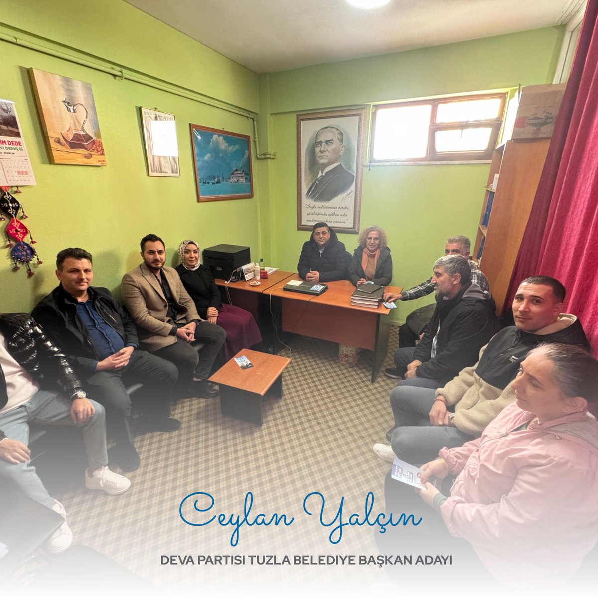 cylnyalcin's tweet photo. Muş Vartolular Derneği'ni ziyaret ettik. Misafirperverlikleri ve içten ilgileri için Sn. Murat Gündüz ve tüm dernek üyelerine teşekkür ediyoruz. https://t.co/vAFl8wcfdE