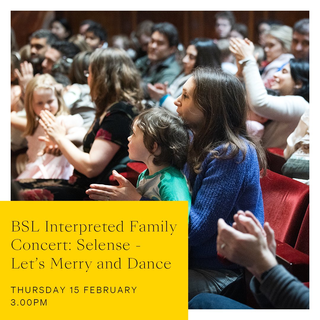 Family Concert: Selense - Let's Merry and Dance🪩 Join musicians from @AfricanSeries and presenter Aga Serugo-Lugo today at 3.00pm for an interactive concert for families with children aged 7-11. This performance will be BSL-interpreted 🎟 wigmore-hall.org.uk/whats-on/20240…