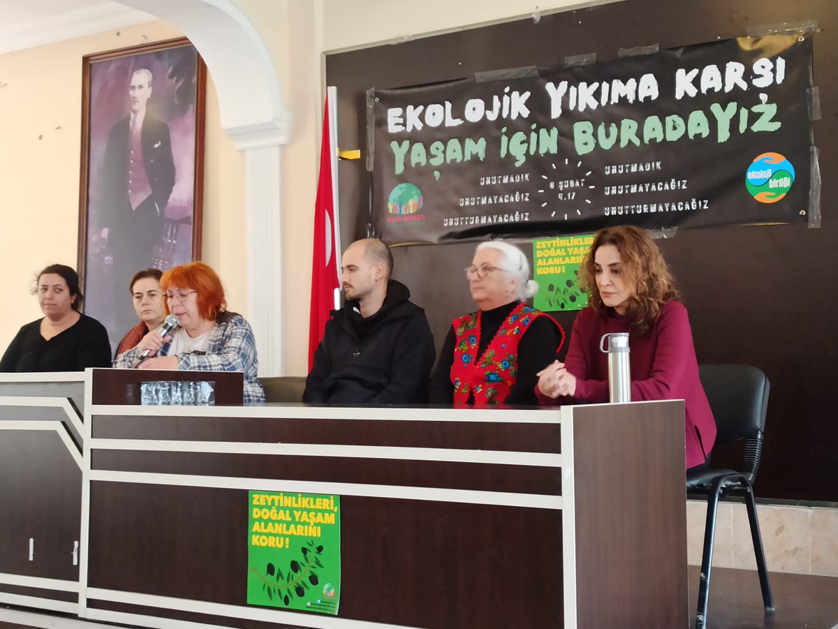 Ekoloji heyeti Hatay programı 3. gün 

Depremin ardından gelişen ekolojik tahribat sürecine dair ayrıntılı bilgiler içeren raporumuzu kamuoyuyla paylaştık.
Rant ve yağma düzeni nedeniyle yitirdiğimiz canlar için, doğa ve yaşam için mücadele edeceğiz.
#YaşamİçinBuradayız