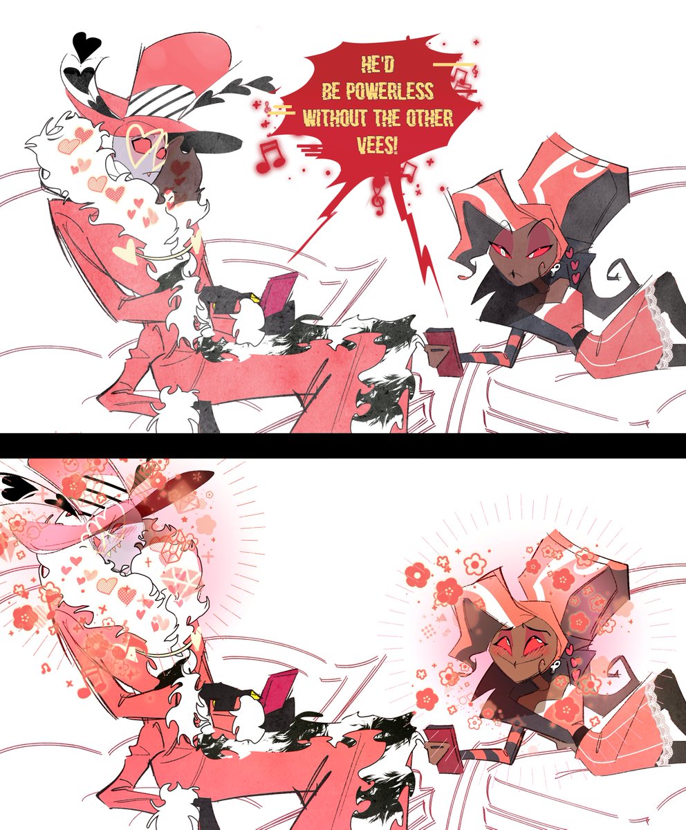 Luc_doodle's tweet photo. an unexpected compliment

#HazbinHotel #HazbinHotelValentino #HazbinHotelVelvette https://t.co/L6l0FeMgDX