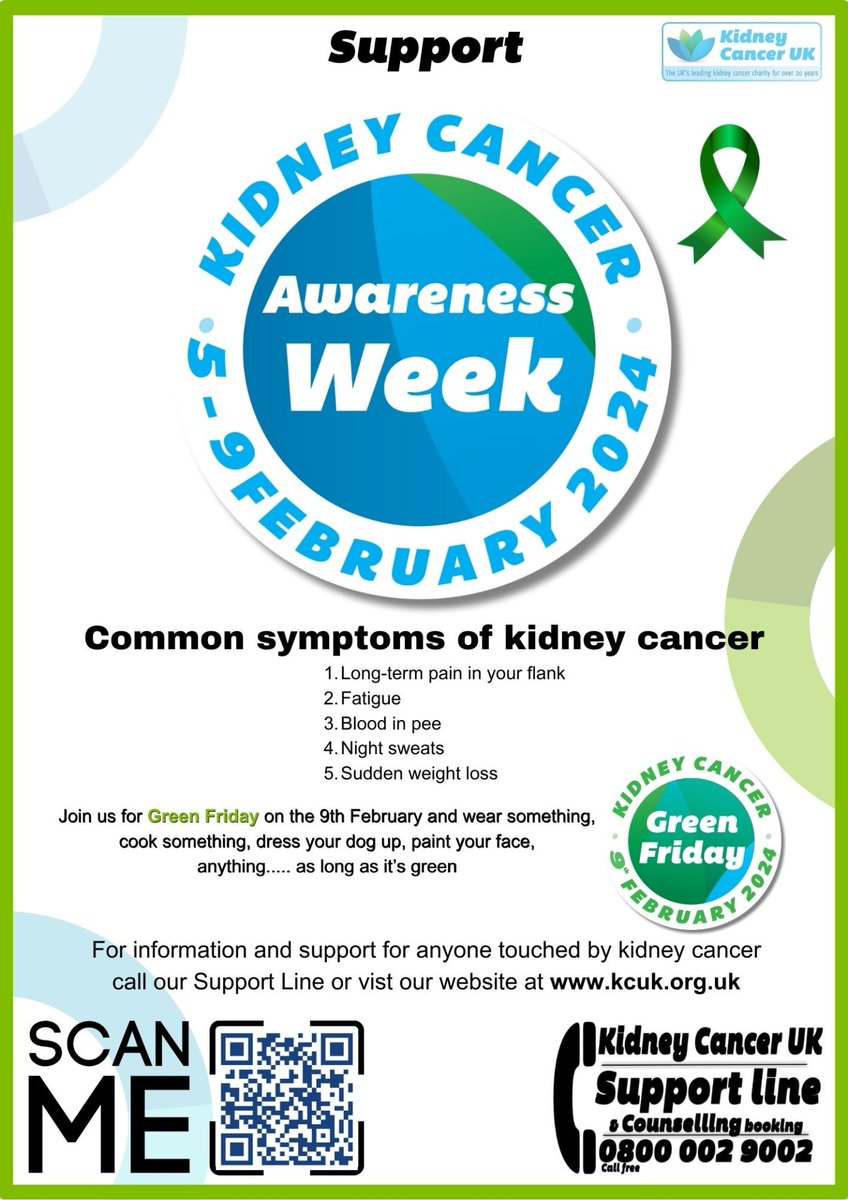 MustardTreePlym's tweet photo. Mon 5th to Fri 9th Feb is #KidneyCancerAwarenessWeek and the aim of @kidneycanceruk is to 'make as much noise, raise as many hot kidney cancer topics as you can and bring awareness of kidney cancer to everyone.' 🧡

https://t.co/BqeZSebWbf

#CancerSupport #KindneyCancerAwareness https://t.co/NDDIC0RkVc