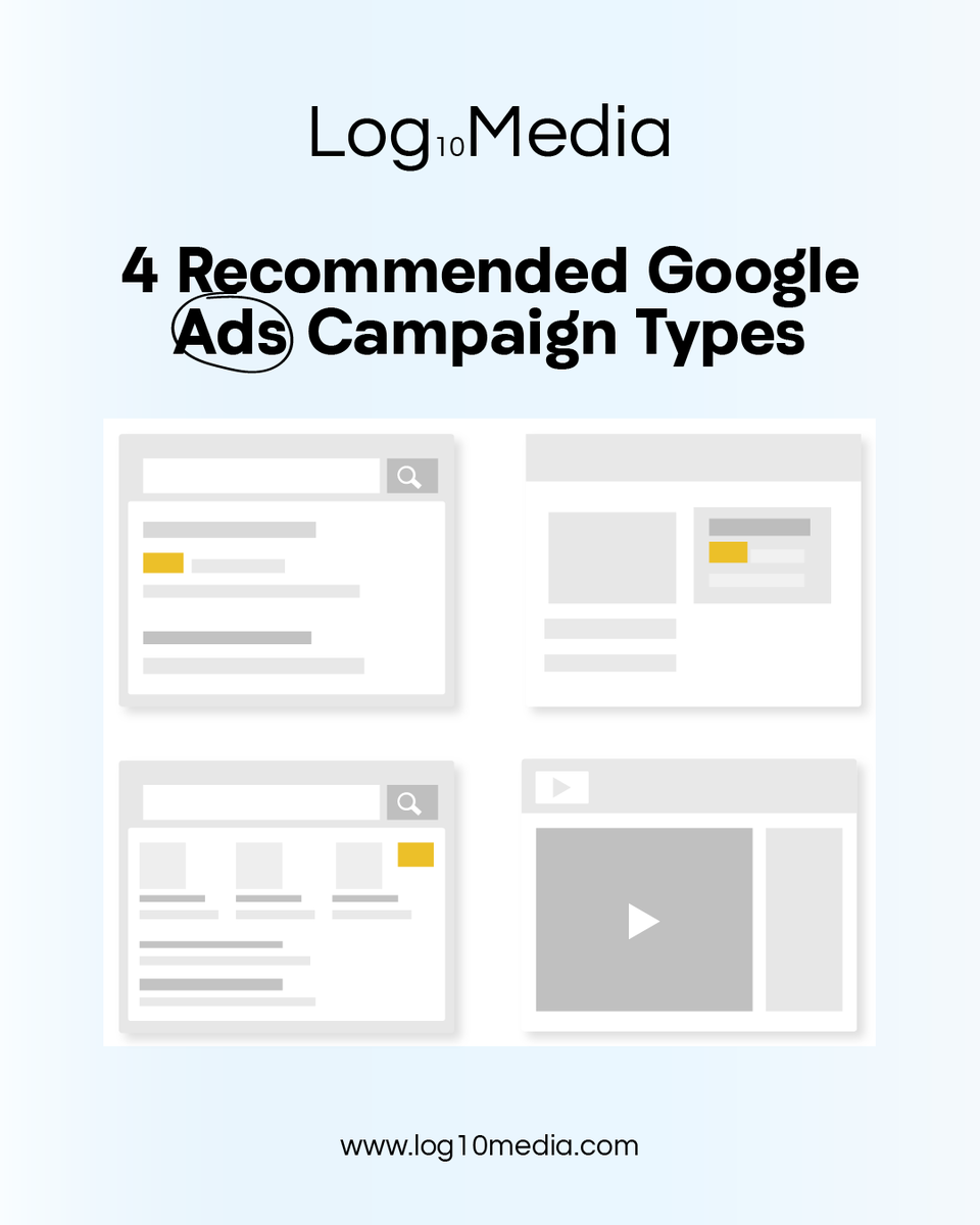 Log10Media's tweet photo. Choosing the right campaign type depends on your goals, target audience, and budget.
Analyze your marketing plan and experiment with different types to find what works best for your business.
Follow Log10Media for more marketing insights.
#Marketing
#Log10Media
#Googlecampaign https://t.co/BaX1MTprqA