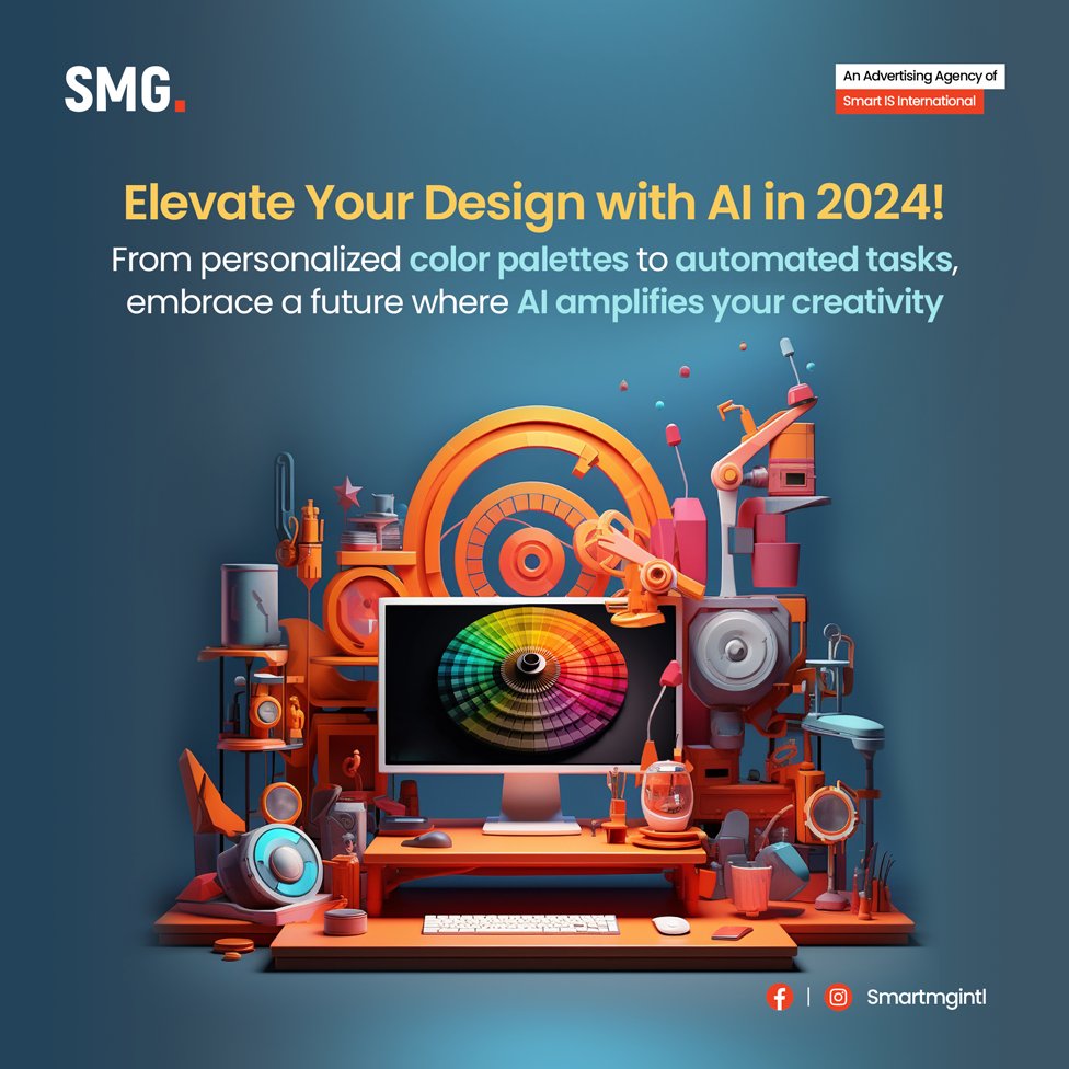 smartmgintl's tweet photo. Get ready to revolutionize your design game with SMG and AI – where creativity meets efficiency! 

#DesignRevolution #DigitalMarketing #CreativeAI #SMG https://t.co/vO81hn8Vee