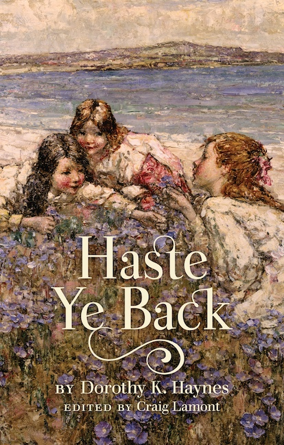 craigscrolls's tweet photo. Save the date: launch of the new (!) edition of 'Haste Ye Back' is happening on 5 March @UofGlasgow.   

Hugely proud of editing this important work of reflection by Dorothy K. Haynes.

More details of the launch soon!
@scotlit @UofGCSCS 
https://t.co/51nKPSJfBm https://t.co/T1H1fpgs3n