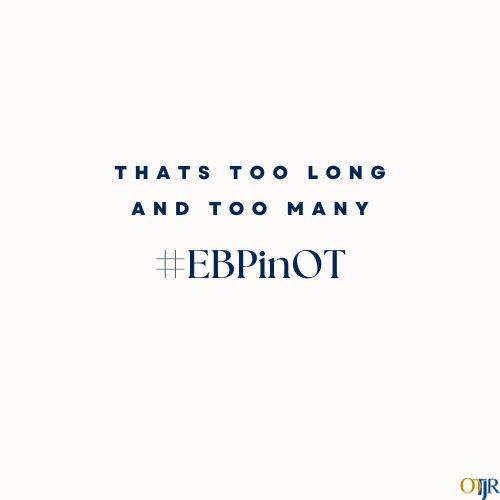 OTJRJournal's tweet photo. Closing the gap between research and practice is crucial for advancing #OT! How are you accessing and using evidence-based interventions in your practice?

#OccupationalTherapy #ResearchToPractice #EvidenceBasedPractice #translationalresearch #OTP #OTLife #OTstudent #OTRL #OTP https://t.co/vAZ3yjAysj