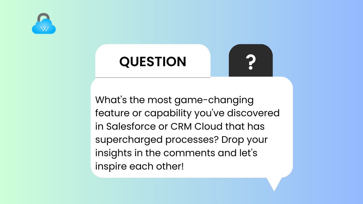 Calling all CRM enthusiasts! Let's share the brilliance of Salesforce and CRM Cloud. #SalesforceSuccess #CommunityWisdom #TechRevolution #BusinessProductivity #DataDrivenInsights #CloudSolutions #DigitalTransformation #InnovationHub #TechTalks #EfficiencyBoost #CollaborativeTech