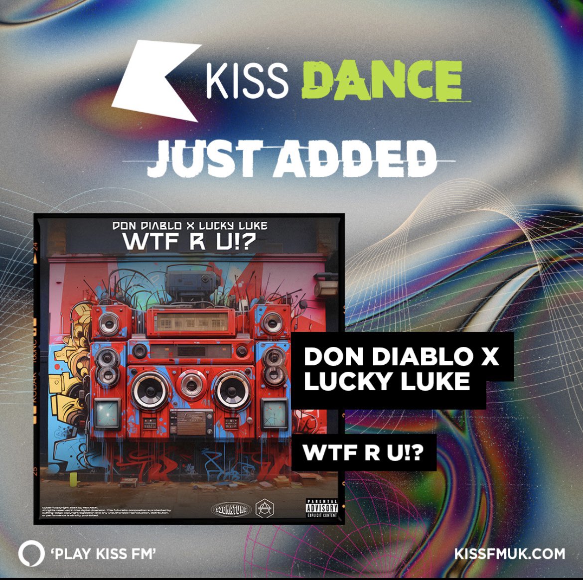 Congrats to these artists for their tracks making it onto the KISS Dance @KissFMUK playlist 🤩 . Hollaphonic x Voost - ‘It’s A Vibe’ Don Diablo x Lucky Luke - ‘WTF R U!?’ . . #whoapromo #whoapromoradiosupport #whoapromohotrelease #kissdance #kissfm