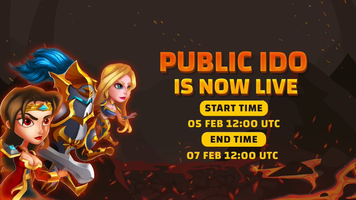 📢@DSlayerGame IDO now kickstarts!!

Dragon Slayer is the Click-To-Earn GameFi project on #Solana, immersing you in the fascinating world where you hop in the combat between Slayers &amp; Dragon🐉

Participate in👉ido.dragonslayer.game

⏰Ending on 7th Feb at 12:00 UTC

Their