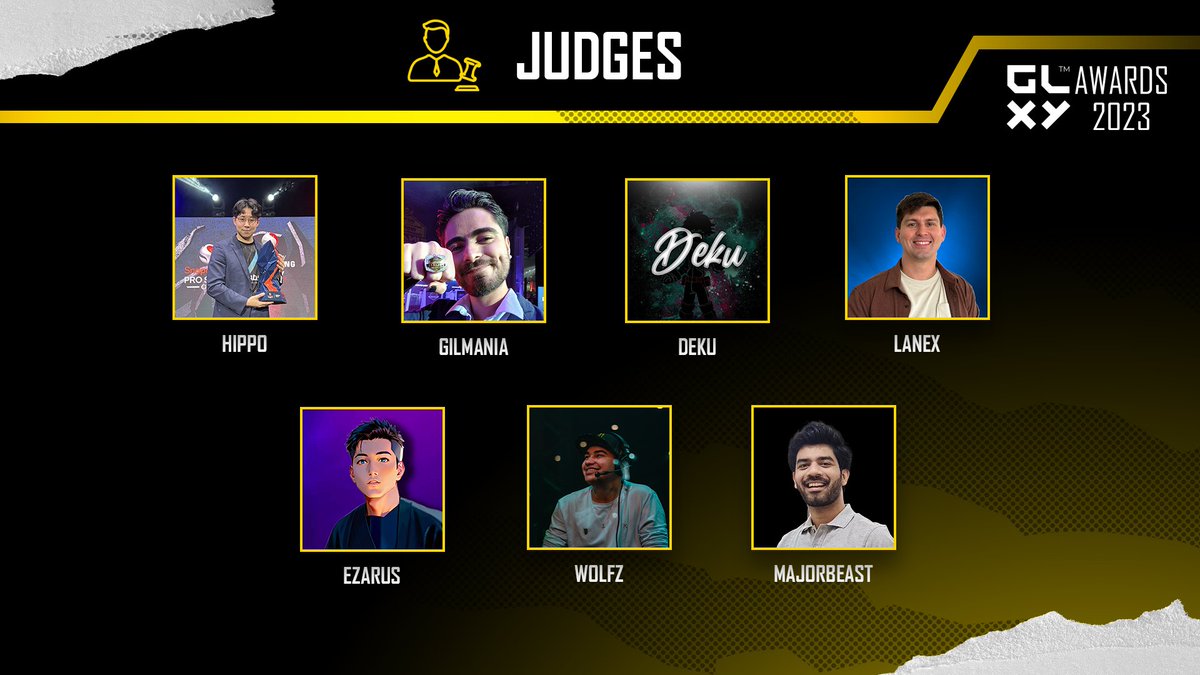 🥁 Introducing to you the incredible lineup of our judges. Coming from mutiple regions, their rich experience will ensure a fair &amp; insightful evaluation for the GLXY #CODMobile Awards 2023 ✨️