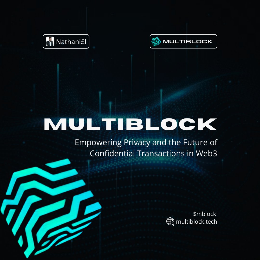no0thernath's tweet photo. ➠ In Summary

@Realmultiblock' goal is to empower everyone to securely and privately transact in decentralized finance (#DeFi). 

Ensure you join all social platforms to stay updated.

#MultiBlock 🛡 $mblock 💰 https://t.co/aUvddgFscL