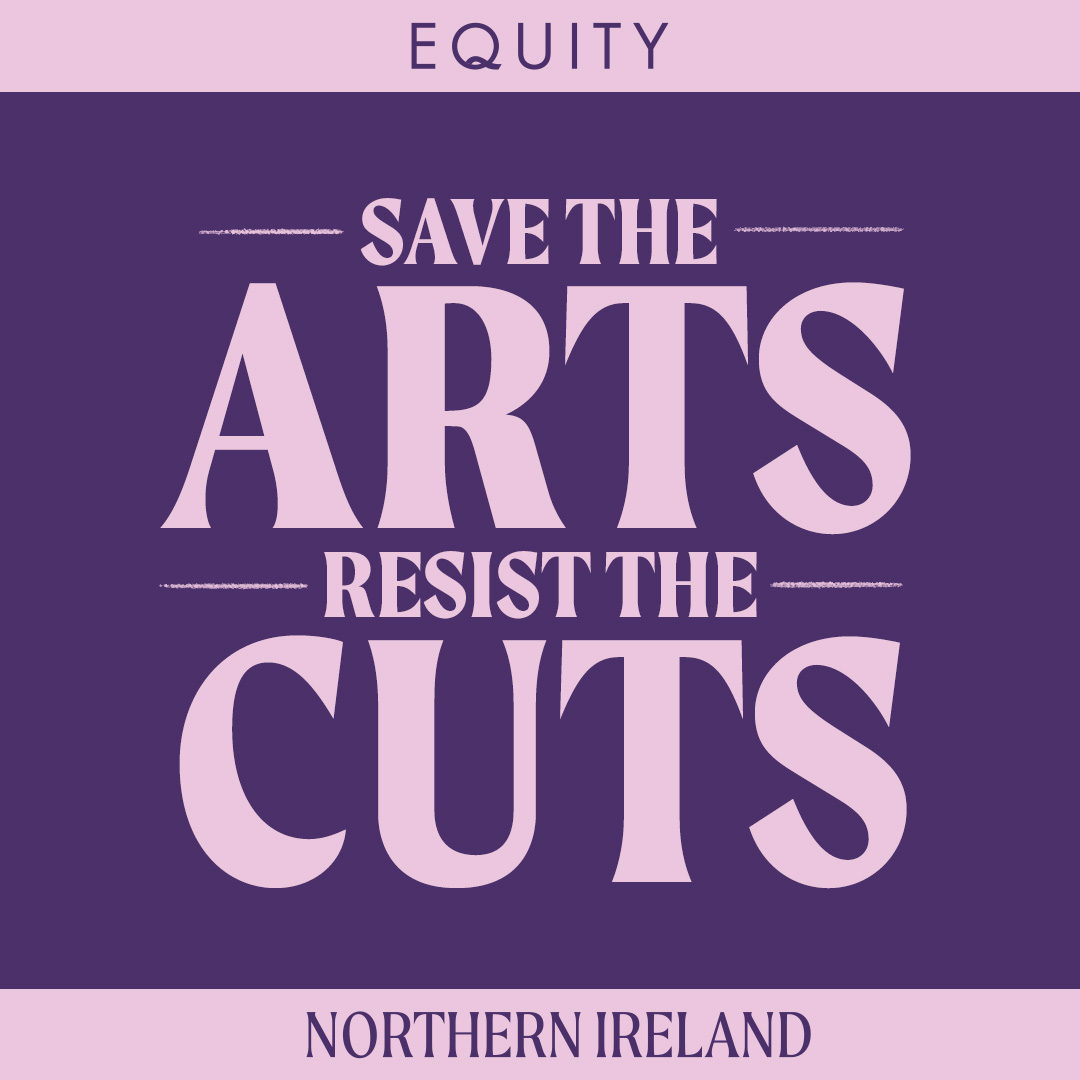 Today Equity has written to welcome NI's new Minister for Communities, inviting him to ensure there's reasonable per capita spend for the arts in NI.  In UK and Ireland nowhere else receives less funding than we do here.  #ResistTheCuts