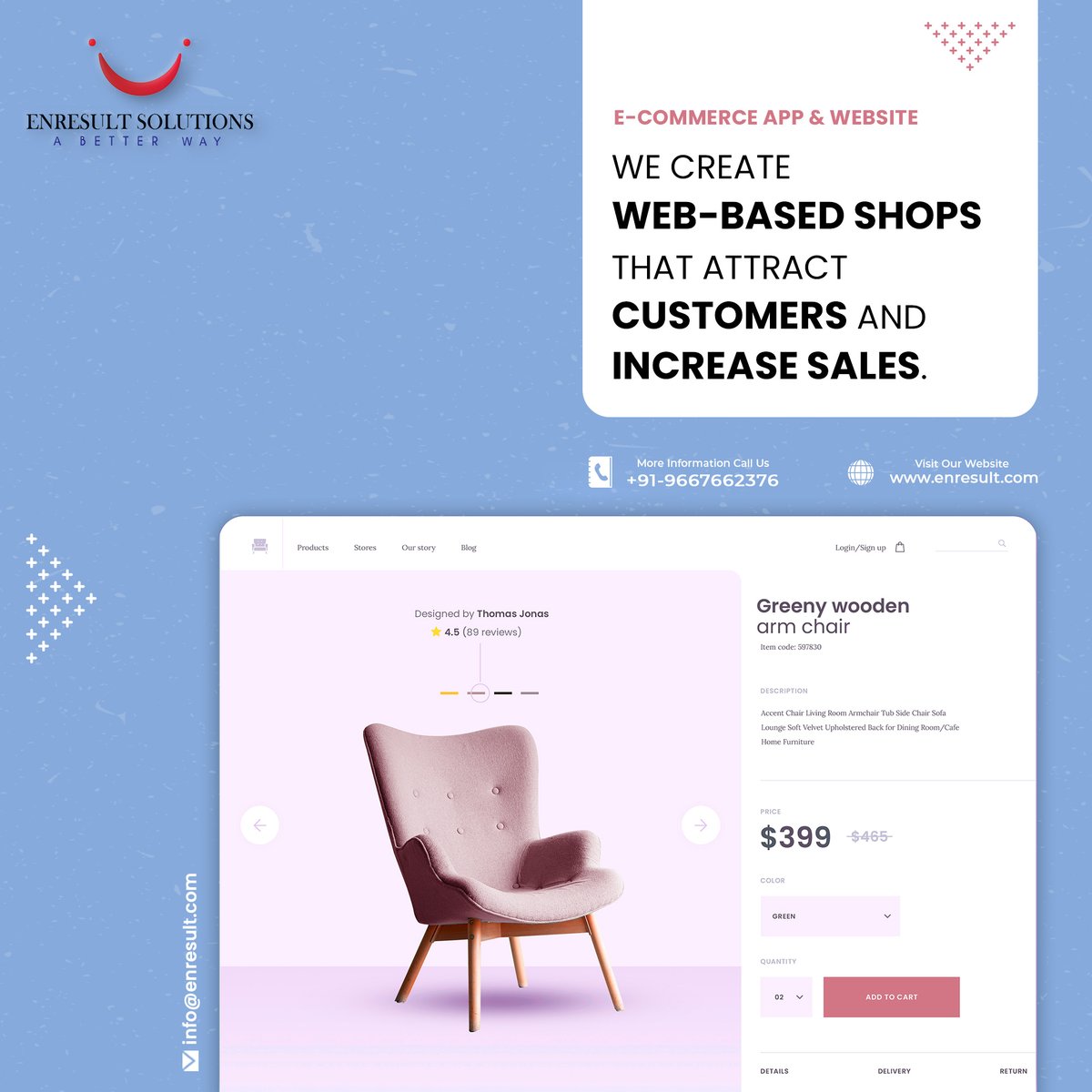 EnresultS's tweet image. Maximize your business potential with our skilled e-commerce website building services. Step into the world of a captivating online platform that attracts customers and boosts sales. Take action now and see your business flourish!

#ecom #ecommercedevelopment #ecomdevelopment