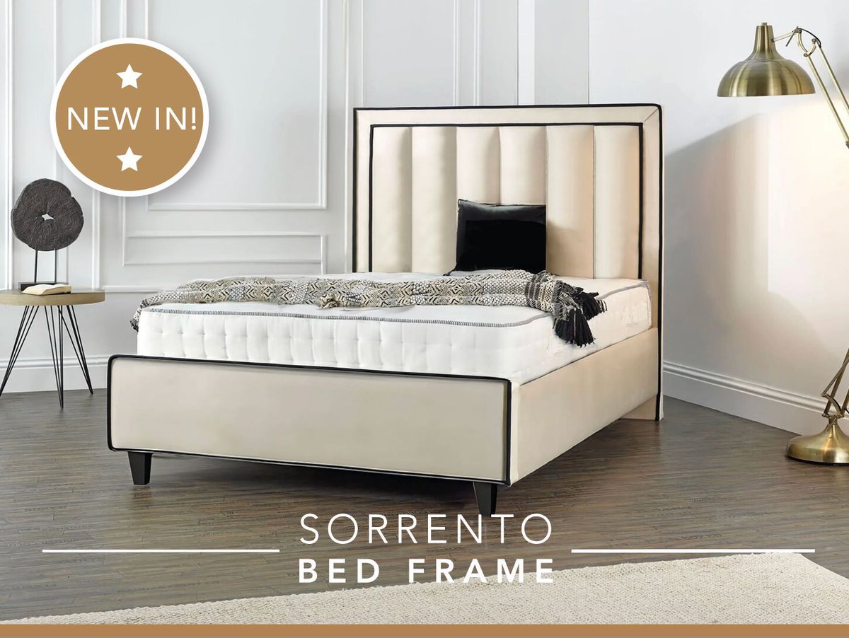 thebedgallery's tweet photo. 🌟 Introducing the Stunning New Sorrento Bed Frame! 🌟

- Proudly manufactured in the UK
- High quality craftsmanship
- A choice of 70 premium fabrics

🚚 PLUS - Enjoy FREE local delivery, assembly, and disposal of your old bed too!

Find out more at: https://t.co/McL4rqKA74 https://t.co/wESbhn6tpJ