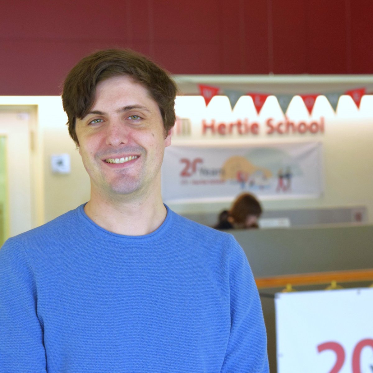 Hertie School (@thehertieschool) on Twitter photo Welcome to Hertie, <a href="/DrewDim/">Drew Dimmery</a> ! 🤝 The <a href="/Hertie_DSLab/">Hertie School Data Science Lab</a> Professor of Data Science for the Common Good begins teaching today.
"Algorithms, code and machine learning are an increasingly large part of how our world works. I'm excited to empower students to understand these topics!" Welcome to Hertie, <a href="/DrewDim/">Drew Dimmery</a> ! 🤝 The <a href="/Hertie_DSLab/">Hertie School Data Science Lab</a> Professor of Data Science for the Common Good begins teaching today.
"Algorithms, code and machine learning are an increasingly large part of how our world works. I'm excited to empower students to understand these topics!"