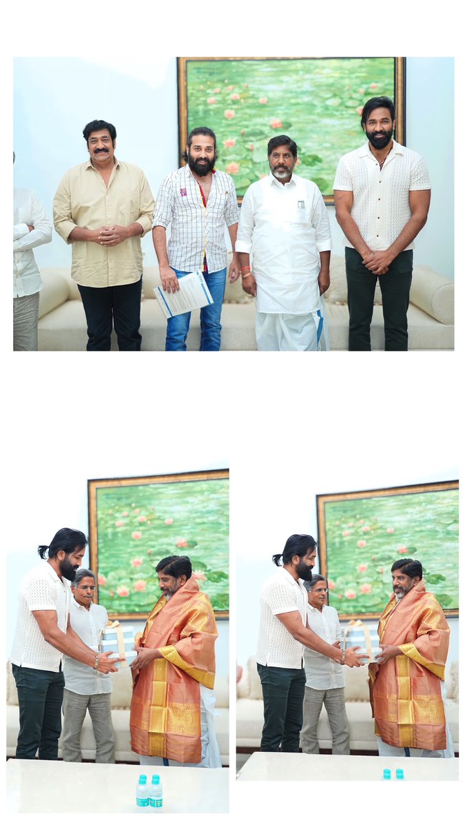 Honored to meet Telangana Deputy Chief Minister Shri @Bhatti_Mallu garu. Discussed plans for a joint campaign against drugs on behalf of the Telugu film industry. We stand united with the state government in this crucial fight. Together, let's build a drug-free society! 🎬🤝