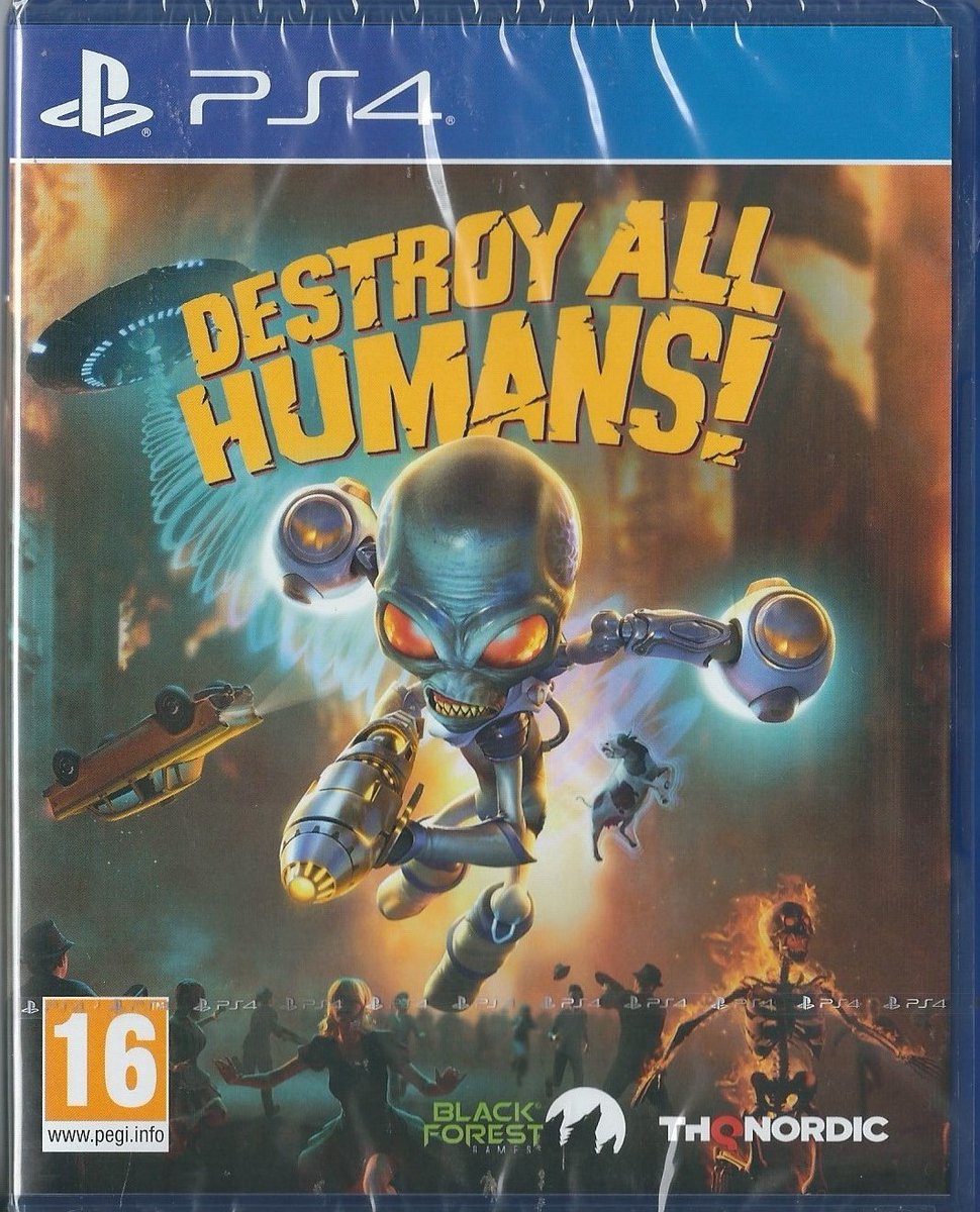 Destroy All Humans! (PS4) BRAND NEW
£12.99

#destroyallhumans #PS4 #ps4games #estreetshops
#videogames 

estreetshops.co.uk/destroy-all-hu…