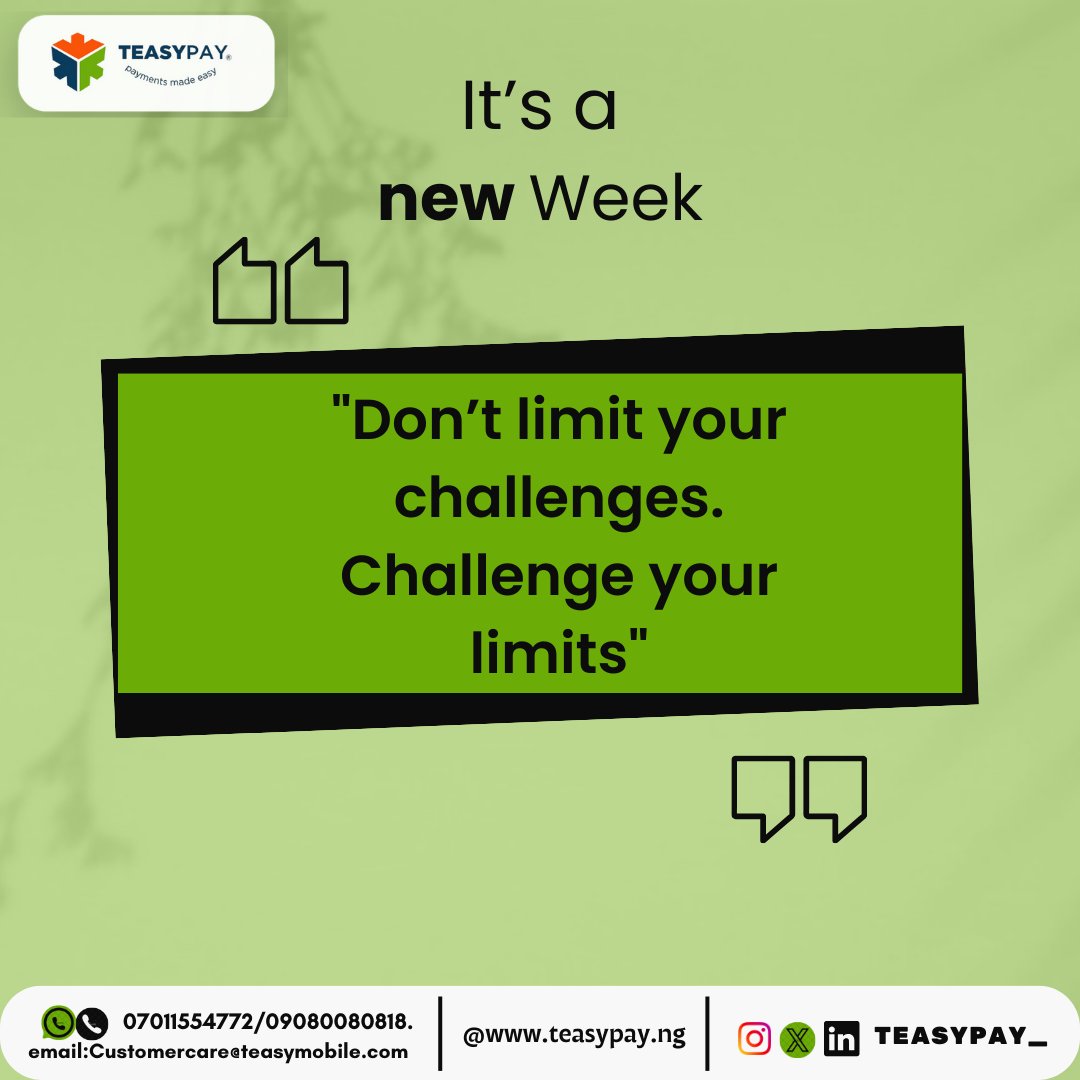 TeasyPay_'s tweet photo. "The way to get started is to quit talking and begin doing."

Open an account with TeasyPay now and enjoy easy banking to IT'S LIMIT. https://t.co/J4JBiHX84j
